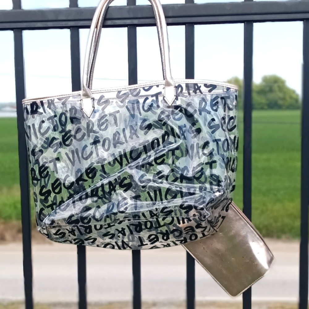 Victoria's secret clear purse
